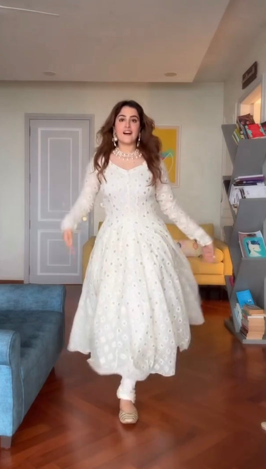 Nooraya – Premium Designer Anarkali Suit Set (3 Piece)