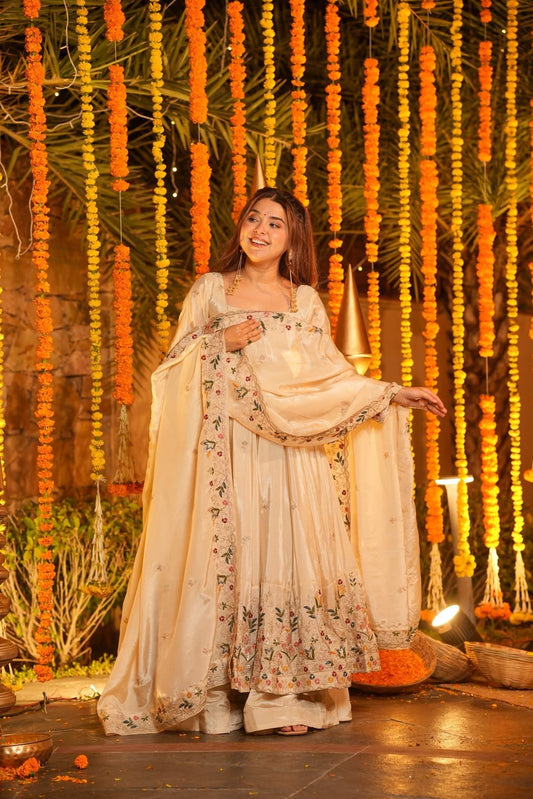 Mastani Floral Anarkali Suit Set